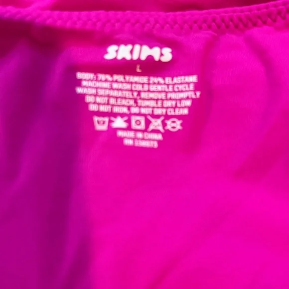 NWT SKIMS Fir Everybody Bodysuit - Pink - Picture 5 of 9
